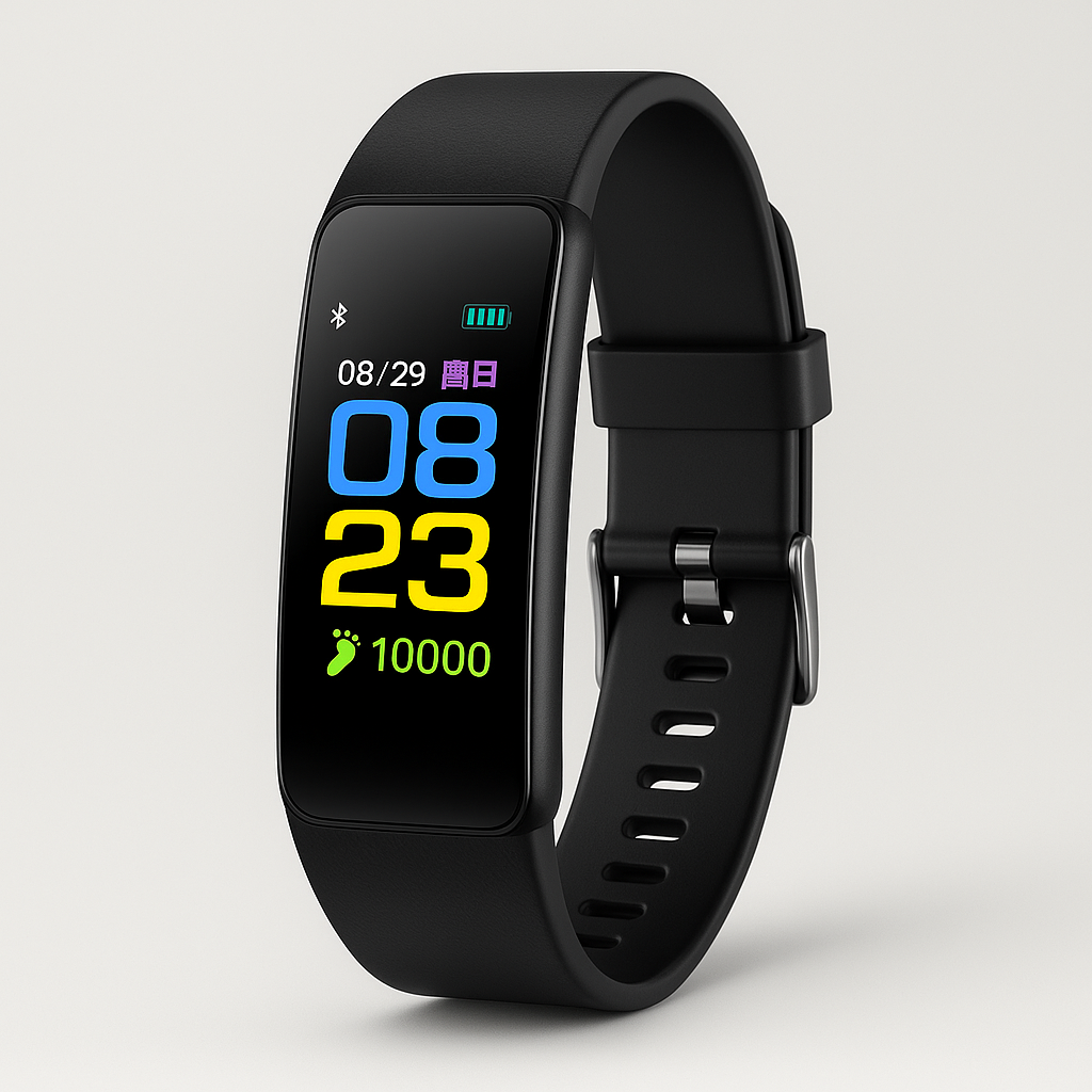 Senior Smartwatch with Health & Fitness Tracking - LED Display, Silicone Band, view 2