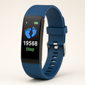 Senior Smartwatch with Health & Fitness Tracking - LED Display, Silicone Band