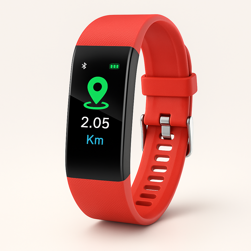 Senior Smartwatch with Health & Fitness Tracking - LED Display, Silicone Band, view 5
