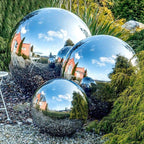 Stainless Steel Viewing Balls for Garden or Indoor Decor - Weather Resistant