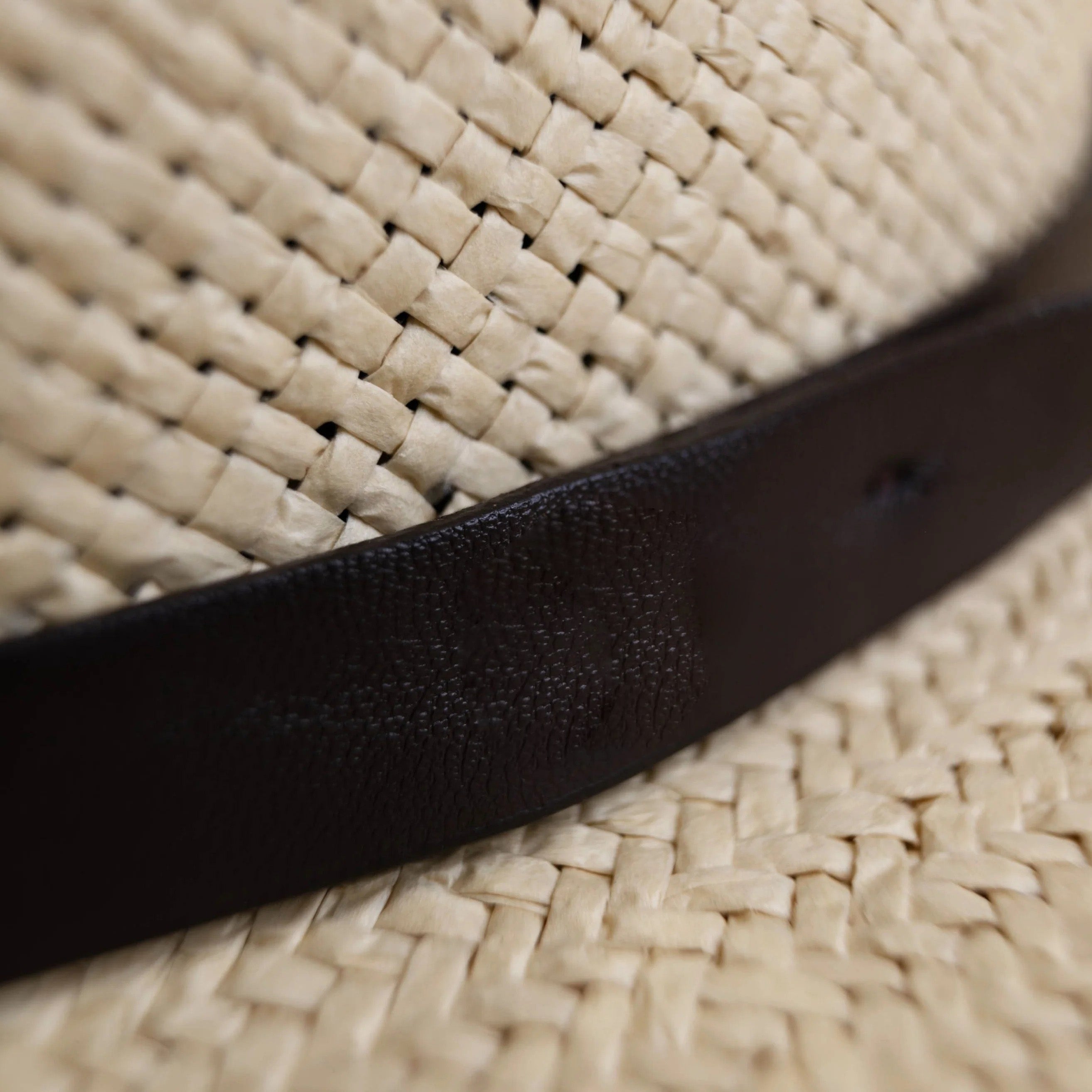 Straw Fedora Hat for Men and Women - Coffee, Modern Minimalist Style, view 6
