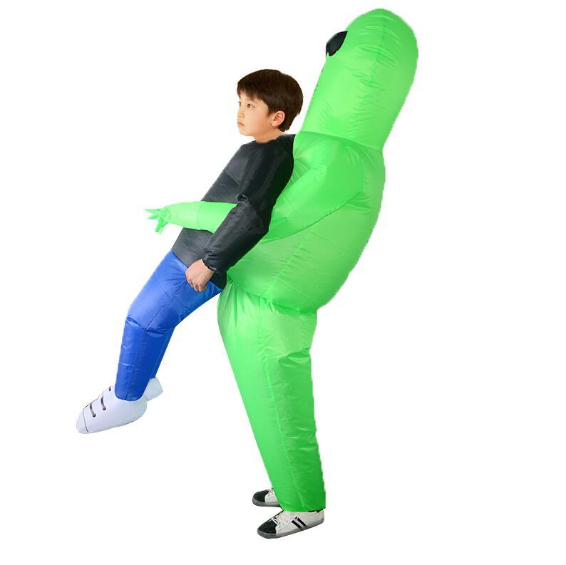 Inflatable Alien Attack Halloween Costume in Waterproof Polyester