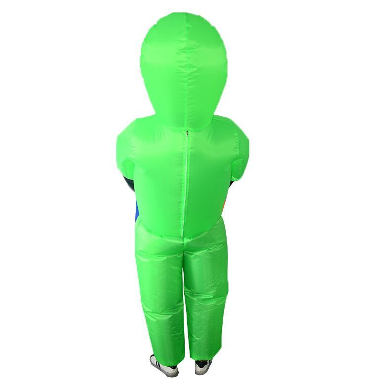 Inflatable Alien Attack Halloween Costume in Waterproof Polyester