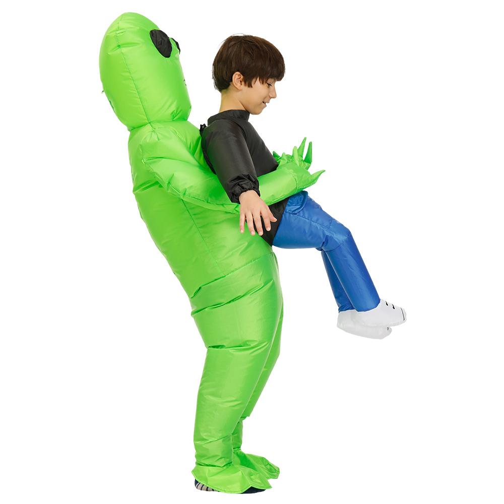 Inflatable Alien Attack Halloween Costume in Waterproof Polyester