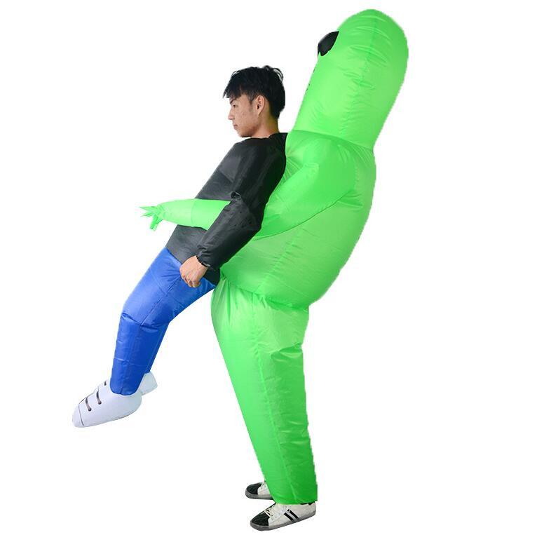 Inflatable Alien Attack Halloween Costume in Waterproof Polyester