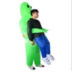 Inflatable Alien Attack Halloween Costume in Waterproof Polyester