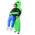 Inflatable Alien Attack Halloween Costume in Waterproof Polyester