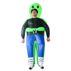 Inflatable Alien Attack Halloween Costume in Waterproof Polyester