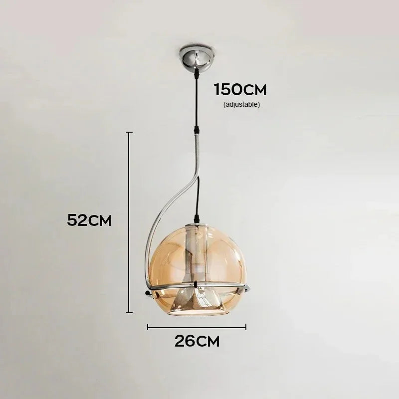 Ingrid Glass Pendant Light-Welvere