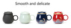 Japanese Ceramic Tea Infuser Cup with Lid