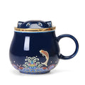 Japanese Ceramic Tea Infuser Cup with Lid