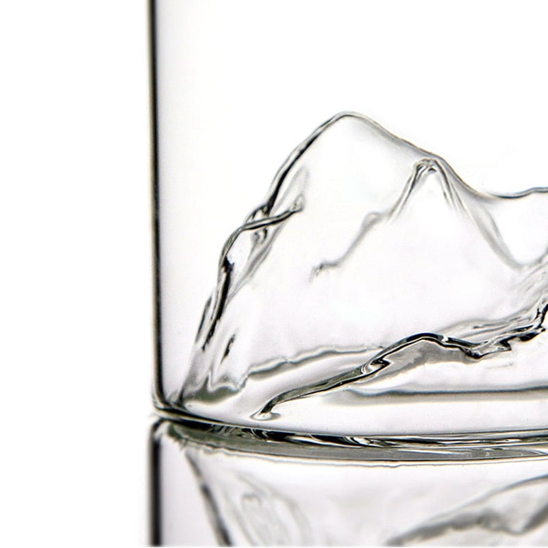 Japanese Drinking Glass, 250 ml Crystal Glass, 7.3 cm Tall