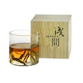 Japanese Drinking Glass, 250 ml Crystal Glass, 7.3 cm Tall