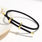 Adjustable Rope Bracelet - 26cm Length, Comfortable Fit, view 3