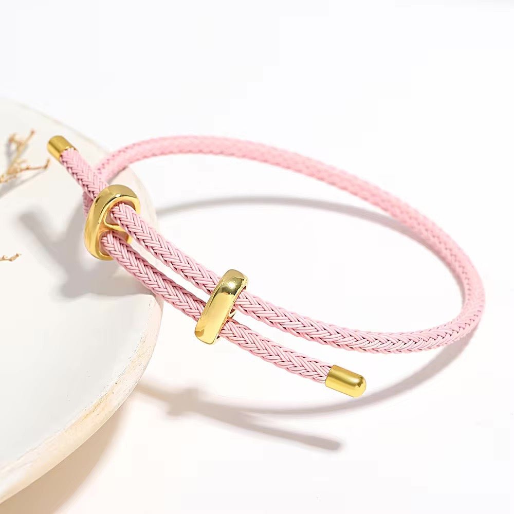 Adjustable Rope Bracelet - 26cm Length, Comfortable Fit, view 5