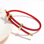 Adjustable Rope Bracelet - 26cm Length, Comfortable Fit, view 6