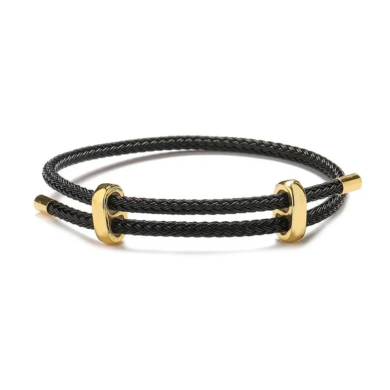 Adjustable Rope Bracelet - 26cm Length, Comfortable Fit