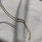 Romantic Rope Chain Couples Bracelets Set - 316L Stainless Steel, view 3