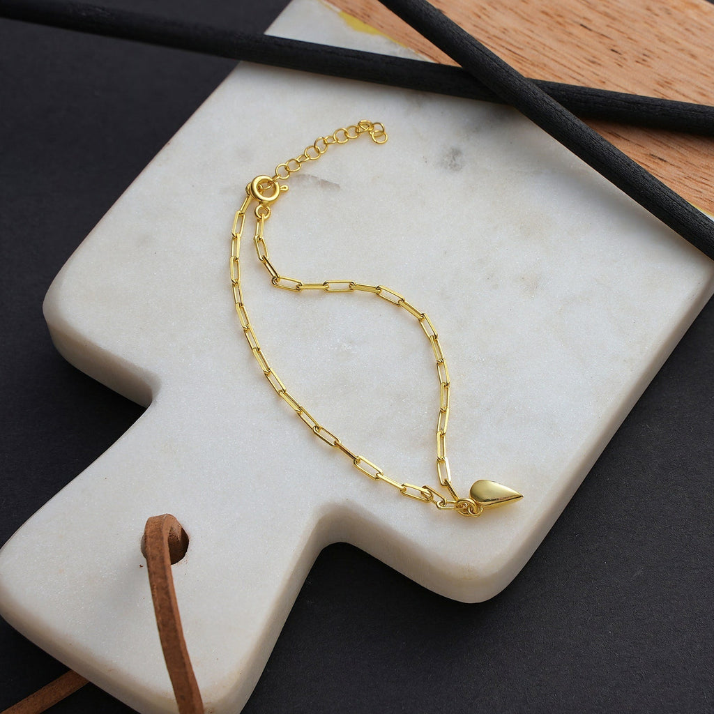 Magnetic Heart Paperclip Chain Love Bracelet Set for Couples or Friends, view 10