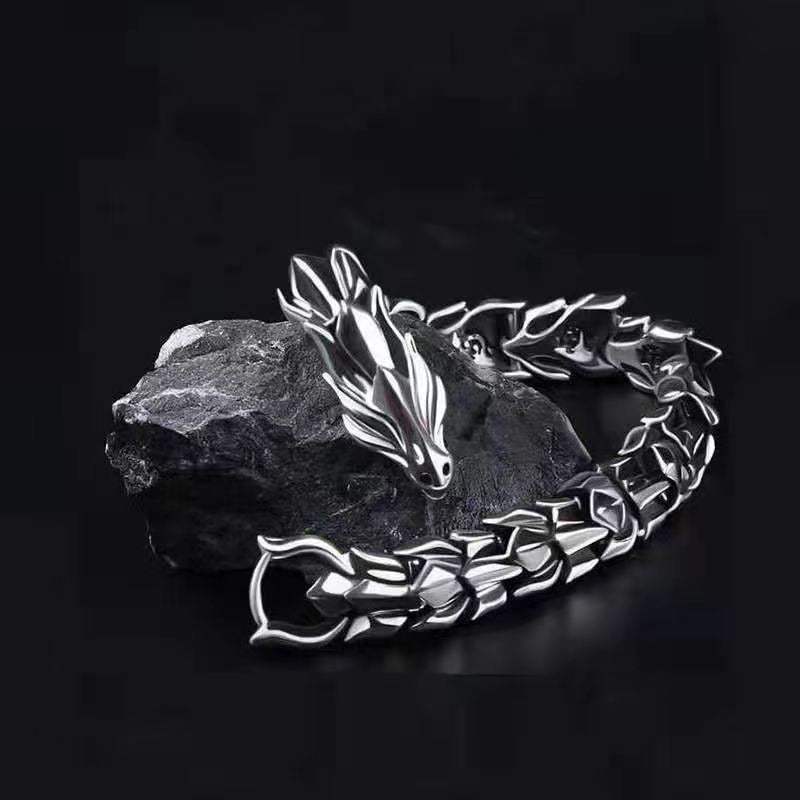 Punk Keel Bracelet for Men and Women - Alloy, Silver, Gold, Black, view 11