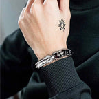 Punk Keel Bracelet for Men and Women - Alloy, Silver, Gold, Black, view 2