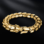 Punk Keel Bracelet for Men and Women - Alloy, Silver, Gold, Black, view 3