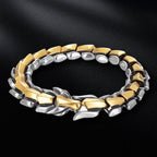 Punk Keel Bracelet for Men and Women - Alloy, Silver, Gold, Black, view 4