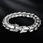 Punk Keel Bracelet for Men and Women - Alloy, Silver, Gold, Black, view 5