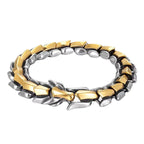 Punk Keel Bracelet for Men and Women - Alloy, Silver, Gold, Black, view 8