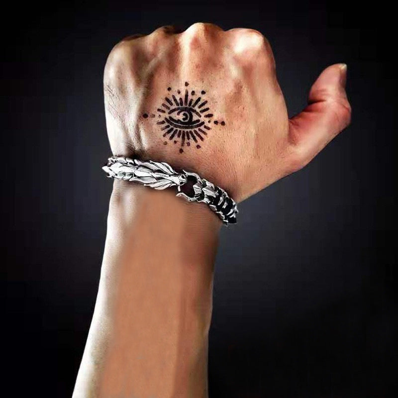 Punk Keel Bracelet for Men and Women - Alloy, Silver, Gold, Black