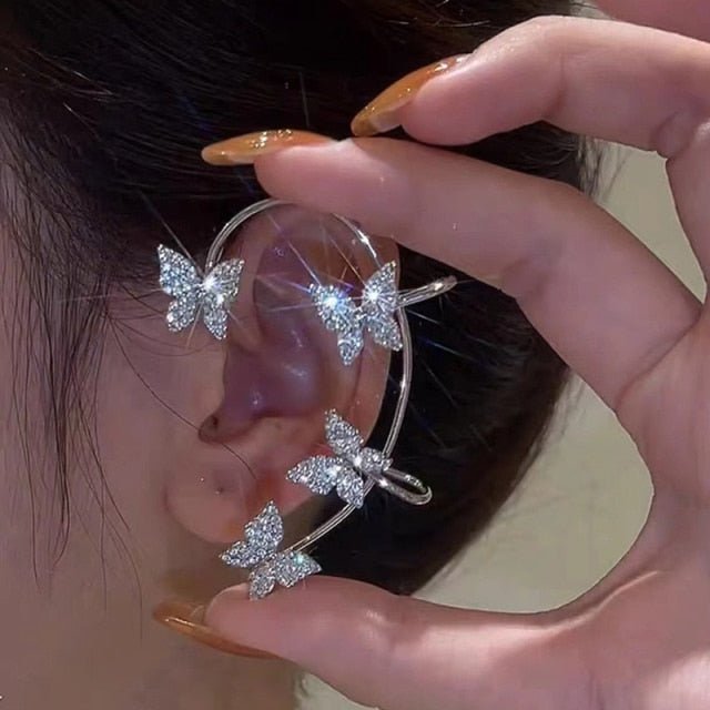 Adjustable Ear Clips for Women - Nickel-Free, Lightweight, Non-Pierced