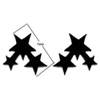 Boho Vintage Stud Earrings for Women - Sterling Silver, 1/4" Width, view 14