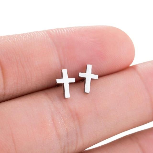 Boho Vintage Stud Earrings for Women - Sterling Silver, 1/4" Width, view 15