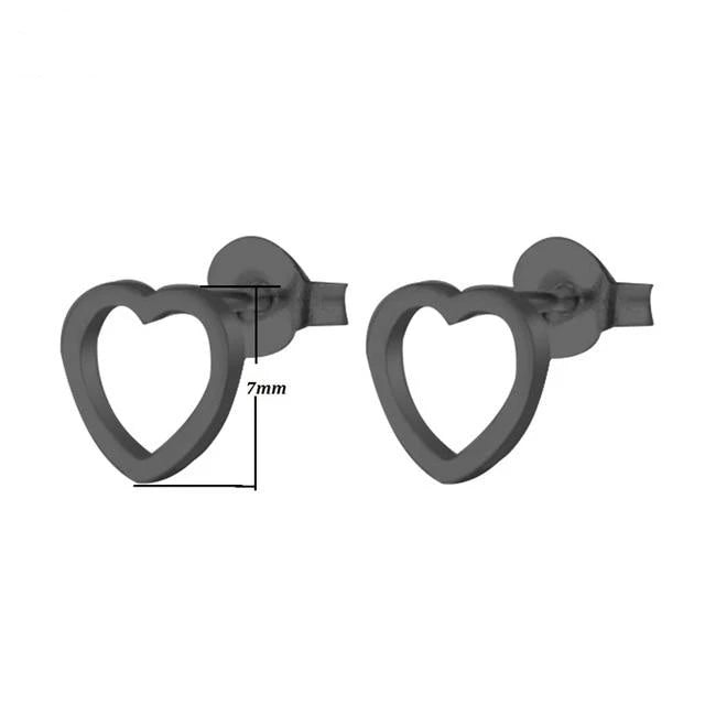 Boho Vintage Stud Earrings for Women - Sterling Silver, 1/4" Width, view 16