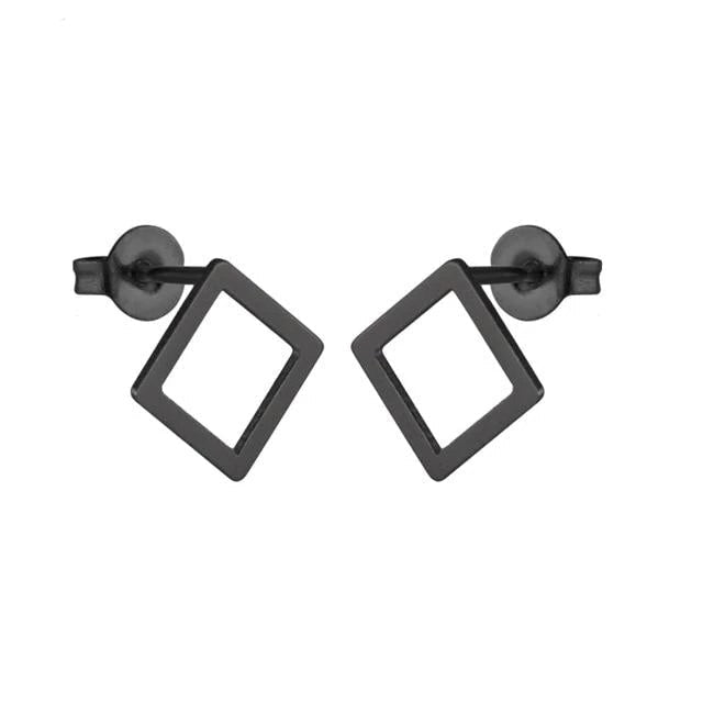 Boho Vintage Stud Earrings for Women - Sterling Silver, 1/4" Width, view 18