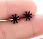 Boho Vintage Stud Earrings for Women - Sterling Silver, 1/4" Width, view 19