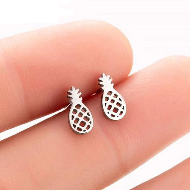 Boho Vintage Stud Earrings for Women - Sterling Silver, 1/4" Width, view 21