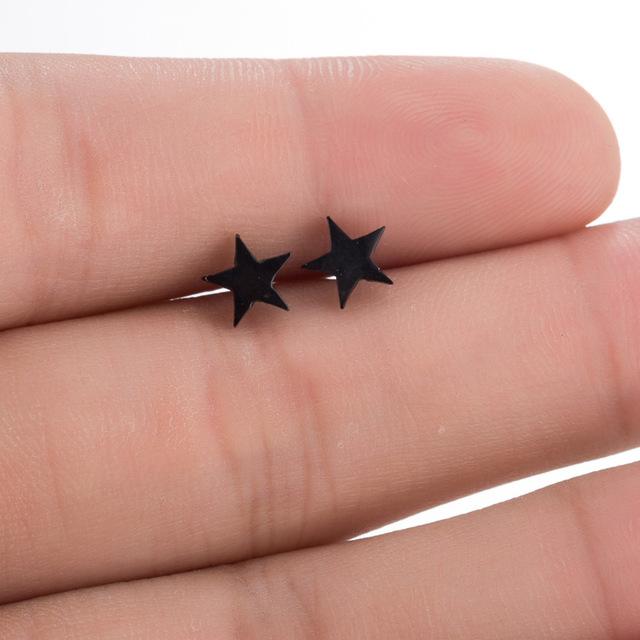 Boho Vintage Stud Earrings for Women - Sterling Silver, 1/4" Width, view 7