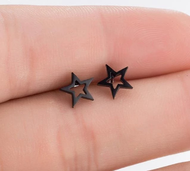 Boho Vintage Stud Earrings for Women - Sterling Silver, 1/4" Width, view 8