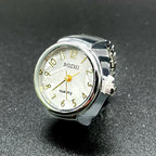 Unisex Pair Finger Rings Quartz Watches - Alloy, 2.5 cm, Trendy Style, view 5