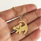 Lion King Necklace with Simba Pendant - Unisex, Lion Motif, view 2