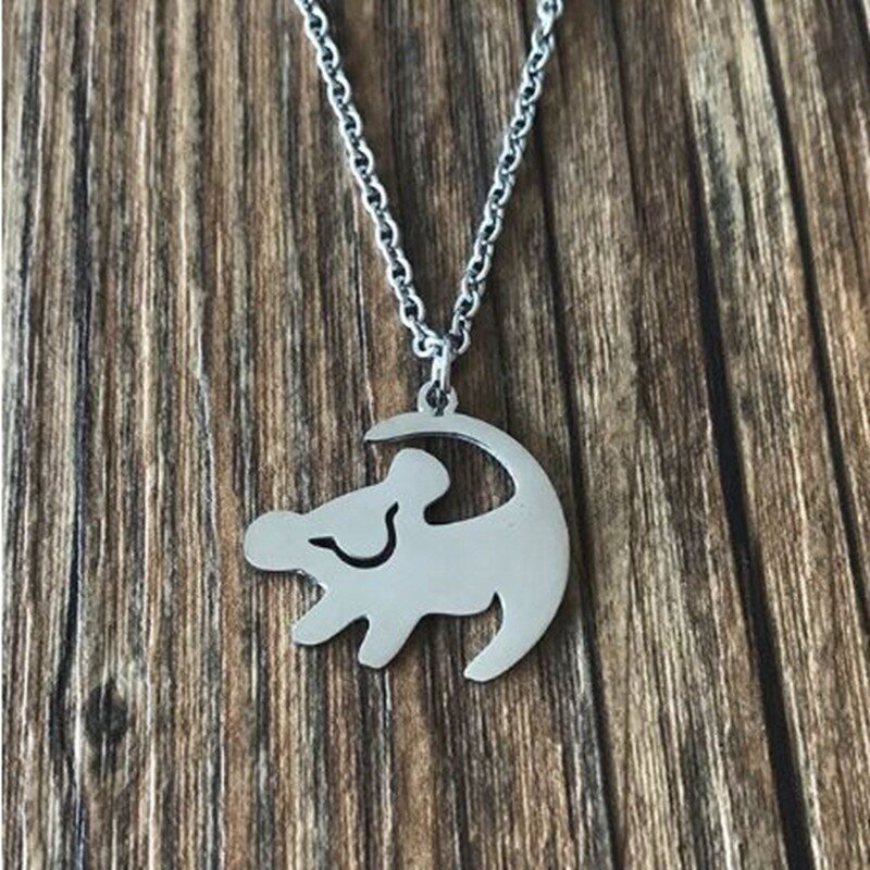 Lion King Necklace with Simba Pendant - Unisex, Lion Motif, view 4