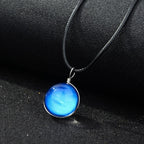 Nebula Necklaces - Glowing in the Dark, Zinc Alloy, view 3