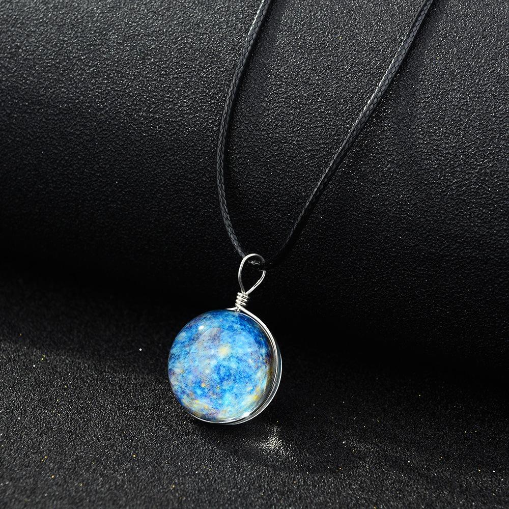 Nebula Necklaces - Glowing in the Dark, Zinc Alloy, view 6
