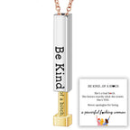 Hidden Message Necklace for Women - 18k Gold, 18" Adjustable, Humorous Gift, view 9