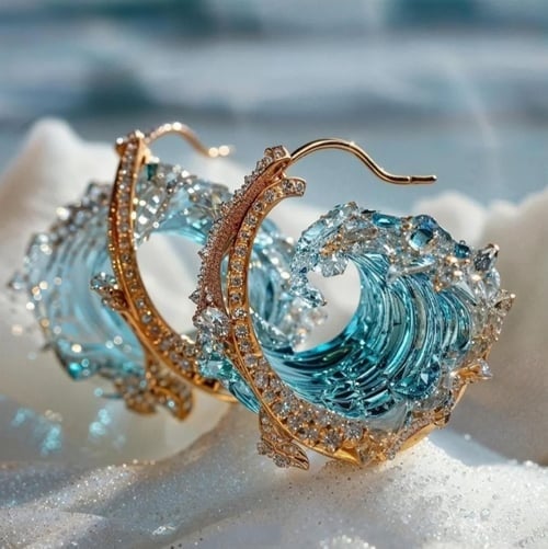 Maritime Necklace for Women - Gold or Silver, Adjustable 43-48 cm, view 4