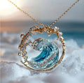 Maritime Necklace for Women - Gold or Silver, Adjustable 43-48 cm