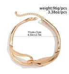 Sterling Silver Two-Tone Necklace for Women - Adjustable Chain, Classic Design, view 5
