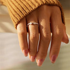 Infinity Diamond Ring for Women - Copper, Zircon, Gold or Silver Finish, view 2