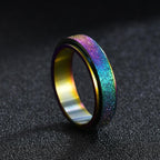 Anti-Anxiety Spinner Ring for Stress Relief - Stainless Steel, Multiple Colours, view 10